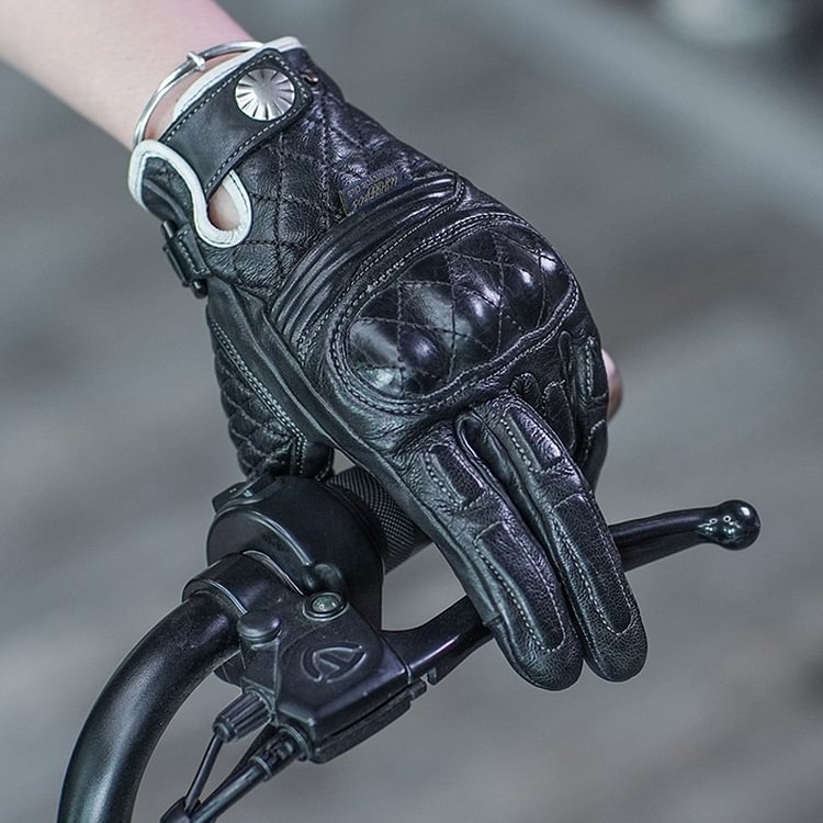 American Motorcycle Retro Harley Leather Anti-fall Gloves
