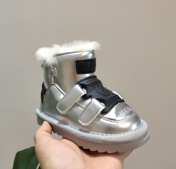 0-3 Years Winter Children Snow Boots Cute Buckle Baby Thick Warm Shoes Non-slip Fashion Toddler Girls Boys Cotton Boots