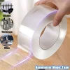 1pc, Nano Tape Transparent Nano-tape For Home Decor Washable Reusable Double-Sided Tape Adhesive Nano Traceless Sticker Removable Universal Disks Glue(🎁Christmas Hot Sale🎁)