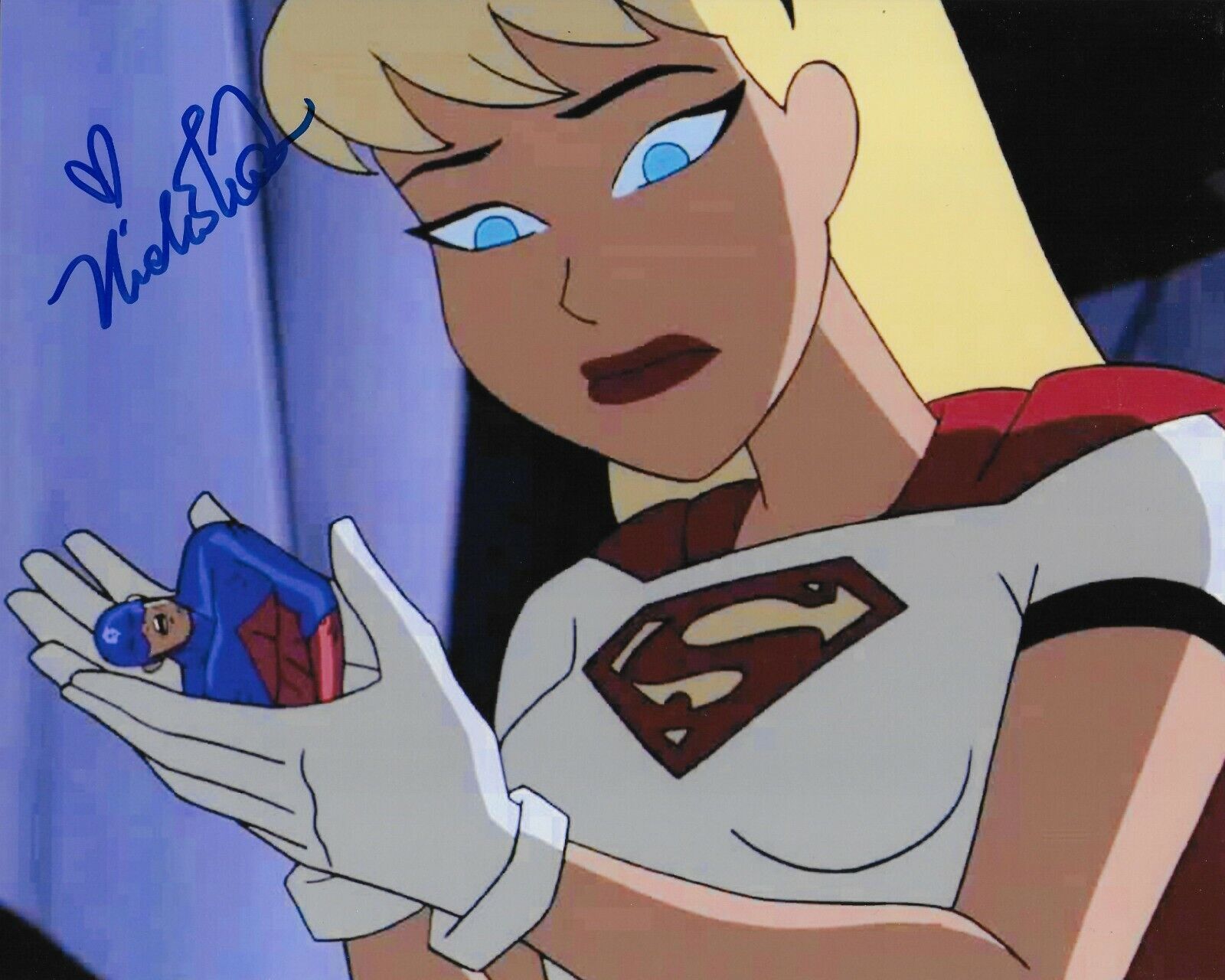 Nichole Tom Supergirl Original Autographed 8X10 Photo Poster painting #6