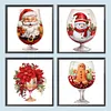 (Multi-Style)Christmas-Partial Special Shaped Diamond Painting 30*30CM