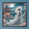 (40*40cm)Japanese Geisha Beauty - Full Round Drill Diamond Painting