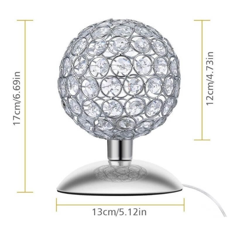 Crystal Ball Table LampCreate Romantic Atmosphere