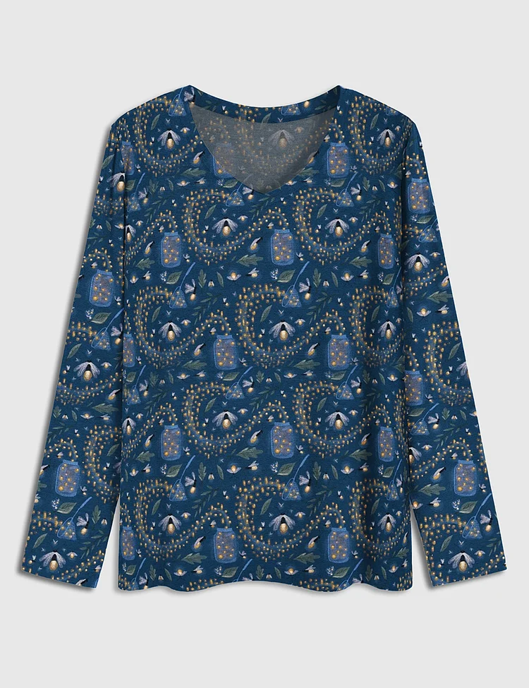 Women&rsquo;s Catching Fireflies Dark Night Shirt