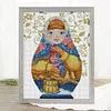 Russian Matryoshka Doll - 14CT Stamped Cross Stitch 26*38cm/10.24*14.96in tapestrymarket