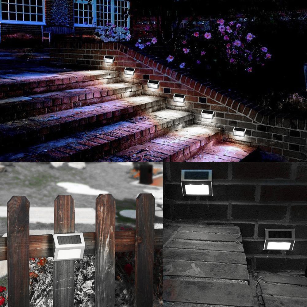 

4Pcs Stainless Steel 6LED Solar Stair, 501 Original