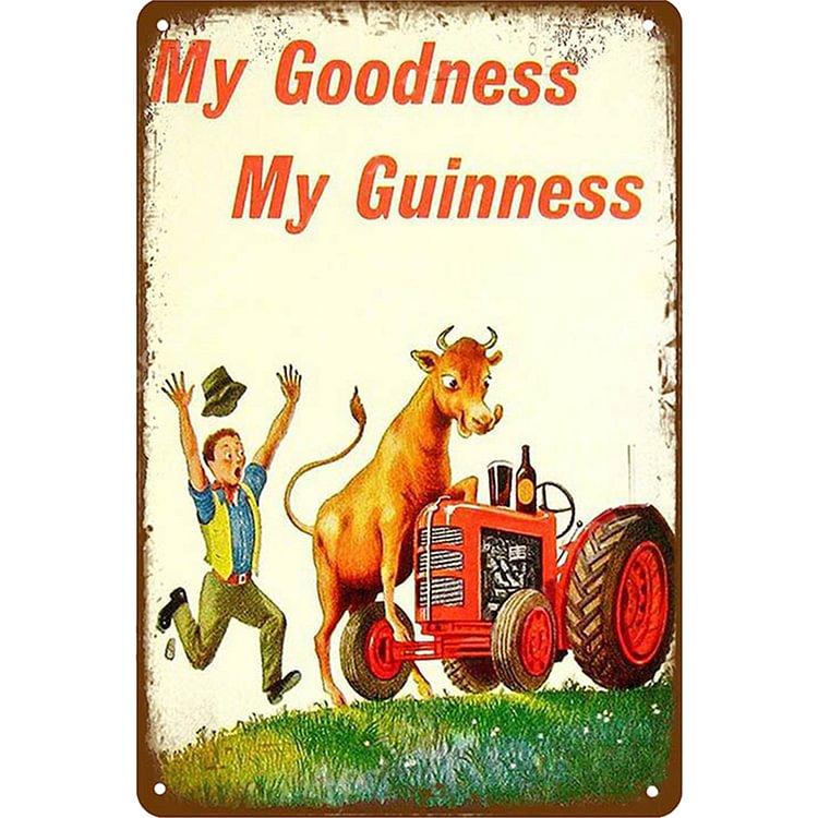 Guinness Beer - Vintage Tin Signs/Wooden Signs - 7.9x11.8in & 11.8x15.7in