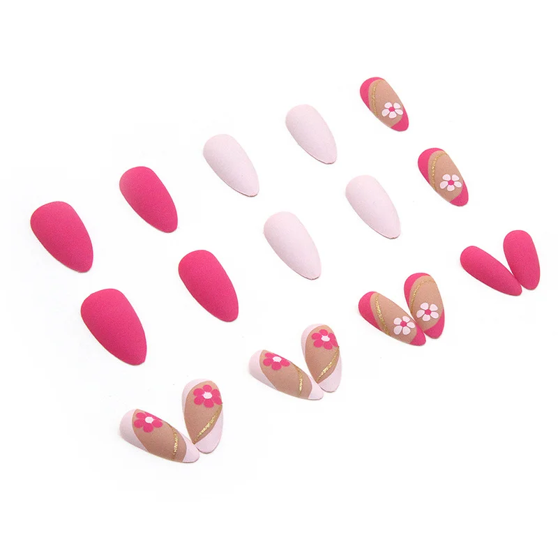 Churchf Churchf Nail Finished Product Frosted Texture Water Drop Sharp Nail