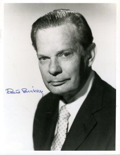 David Brinkley Signed Jsa Certed 8x10 Photo Poster painting Autograph Authentic