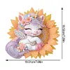 Diamond Painting Single-Side Unicorn Sunflower Hanging Pendant for Office Decor