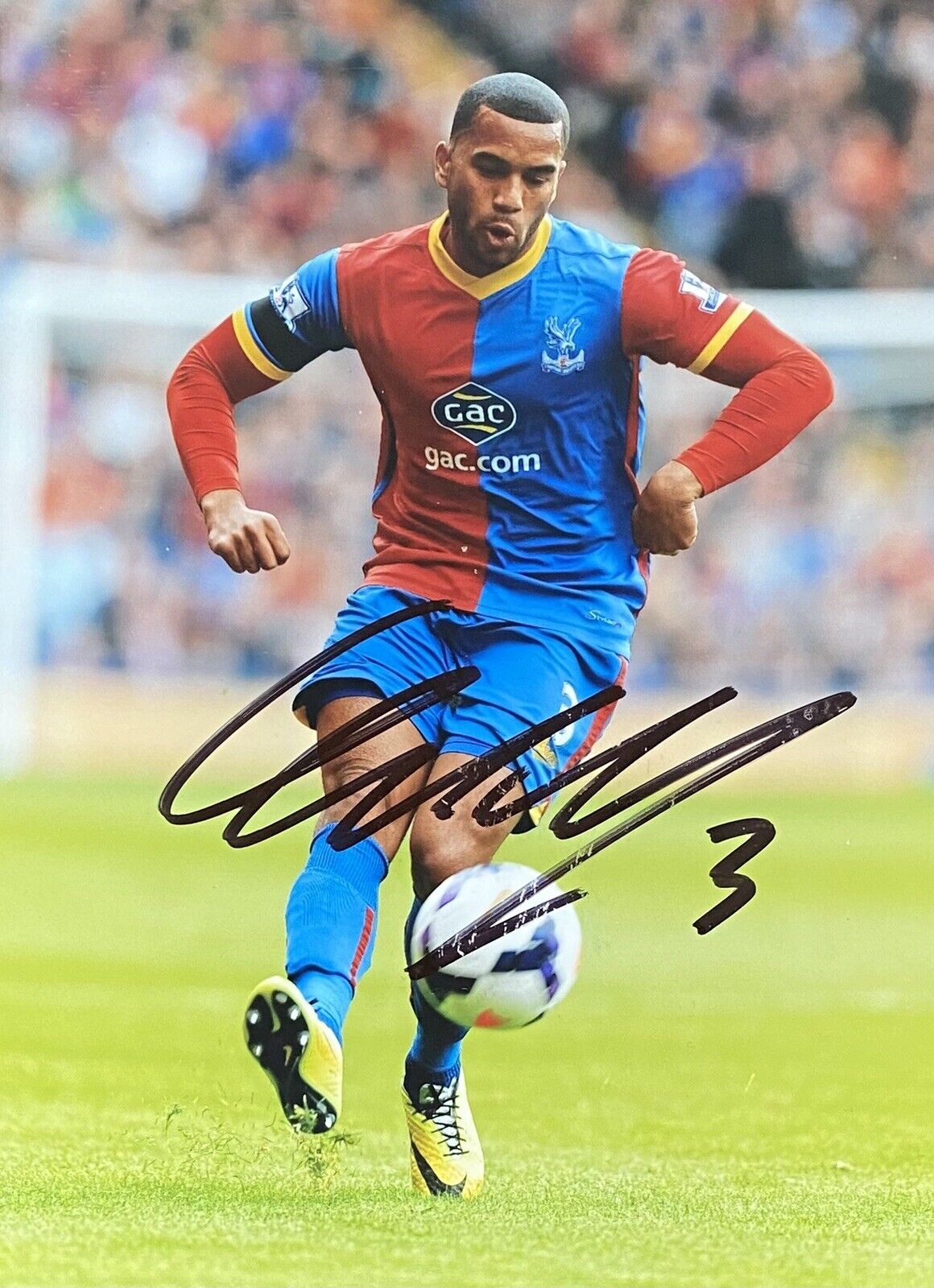 Adrian Mariappa Genuine Hand Signed Crystal Palace 6X4 Photo Poster painting