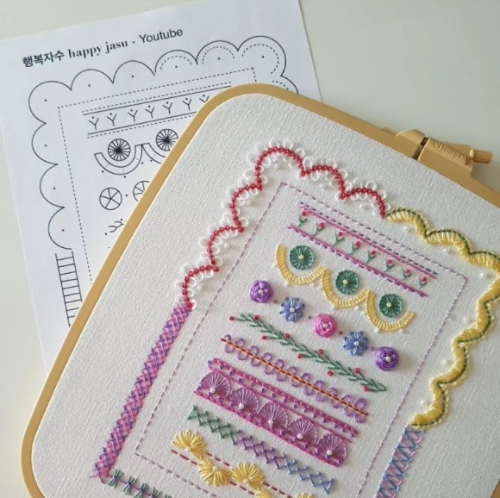 Floral Embroidery Kit -Three-dimensional embroidery Suitable For Beginners