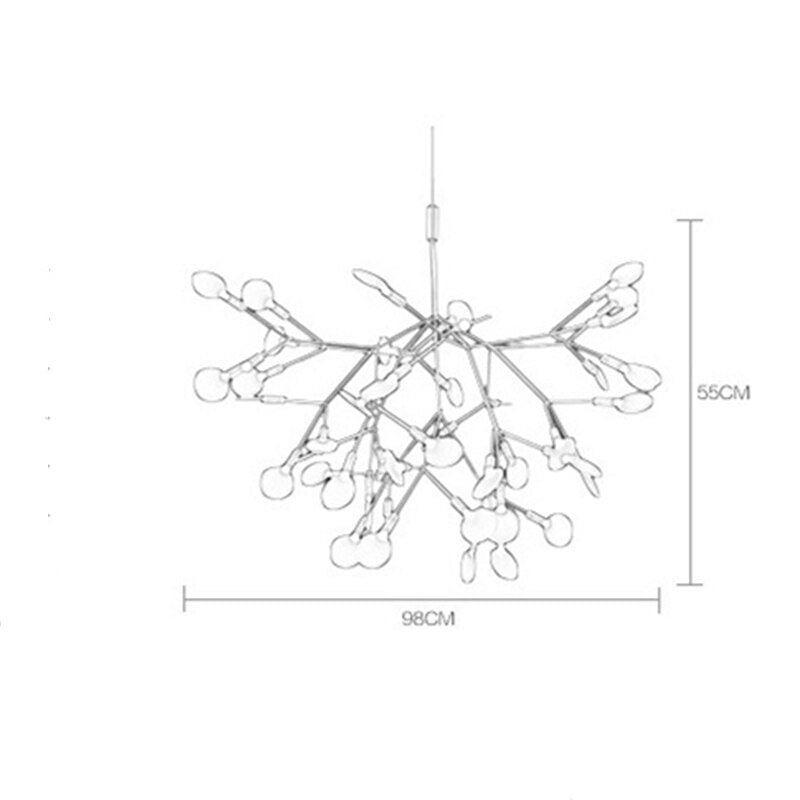Italy Art Style Leaf Chandelier Lighting Modern Romantic Bedroom Decor Hanging Lamp Large Crystal Chandeliers Lustre Luminaria