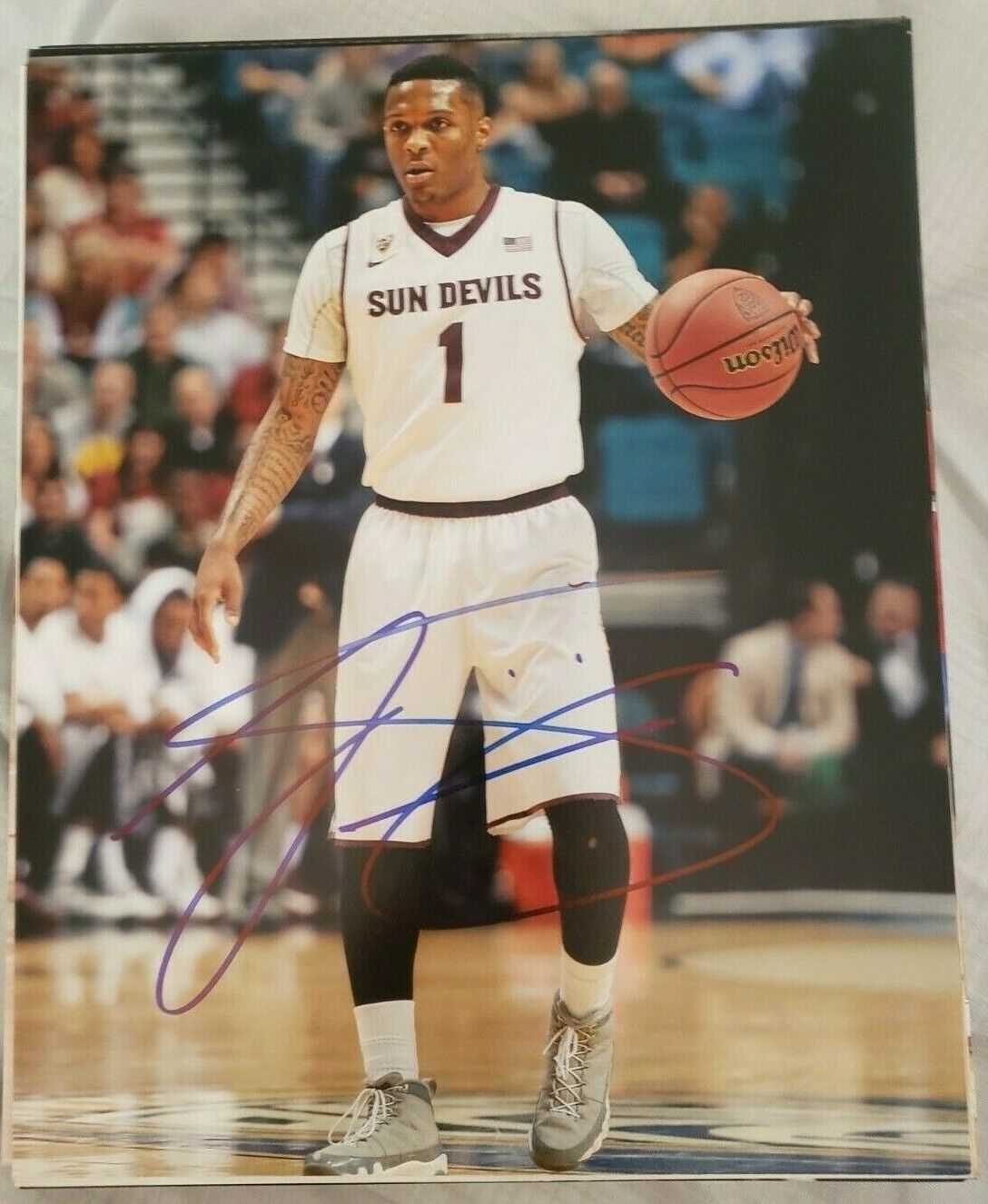 JAHII CARSON ARIZONA STATE SUN DEVILS SIGNED AUTOGRAPHED 8X10 Photo Poster painting W/COA R