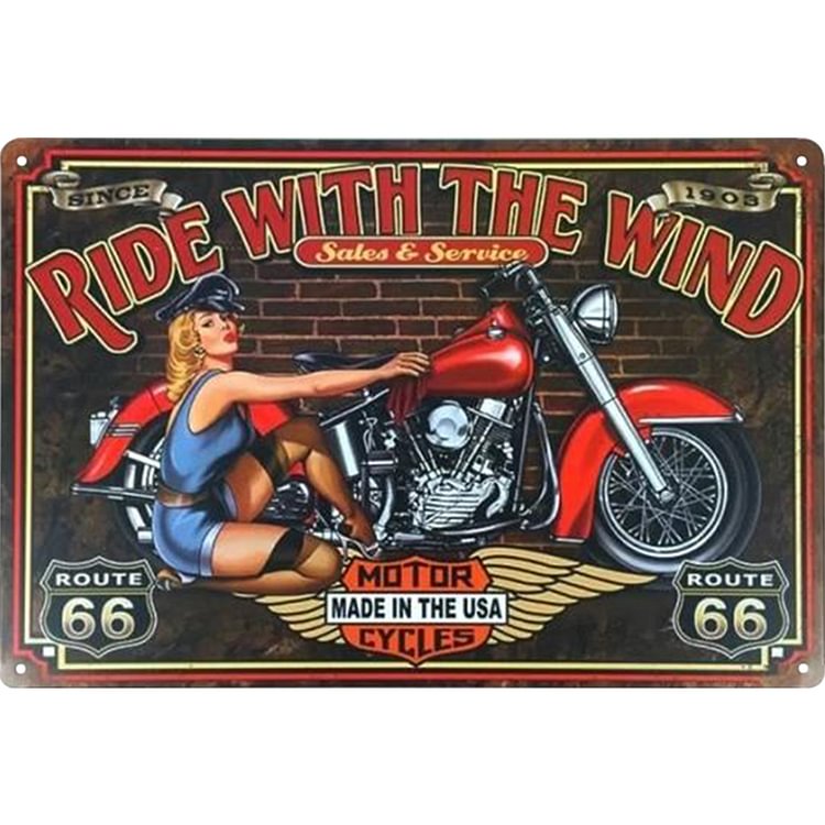 Pin up fille sexy fille - Enseigne Vintage Métallique/enseignes en bois - 20*30cm/30*40cm