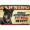 Pets Dog Warning - Vintage Metal Signs - 20*30cm/30*40cm - Warning