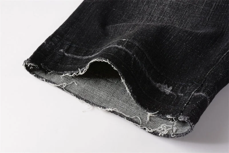 Purple Fashion Jeans 5083