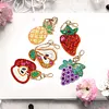 5pcs DIY Full Drill Diamond Paintng Special-shaped Fruit Keychains Kit