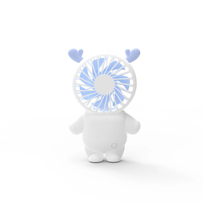 New Kitty Portable Mini Small Fan Student Handheld Small Fan Internet Celebrity Desktop USB Pocket Electric Fan