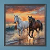 (40*40cm)Horse -  Full Round Drill Diamond Painting