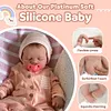 12 & 16 Inches Full Platinum Solid Silicone Newborn Baby Doll Boy and Girl Jacob and Evelyn with Flexible Limbs & Adorable Chubby Face - RBBI-Myrebornbabydoll&reg; Myrebornbabydoll&reg;