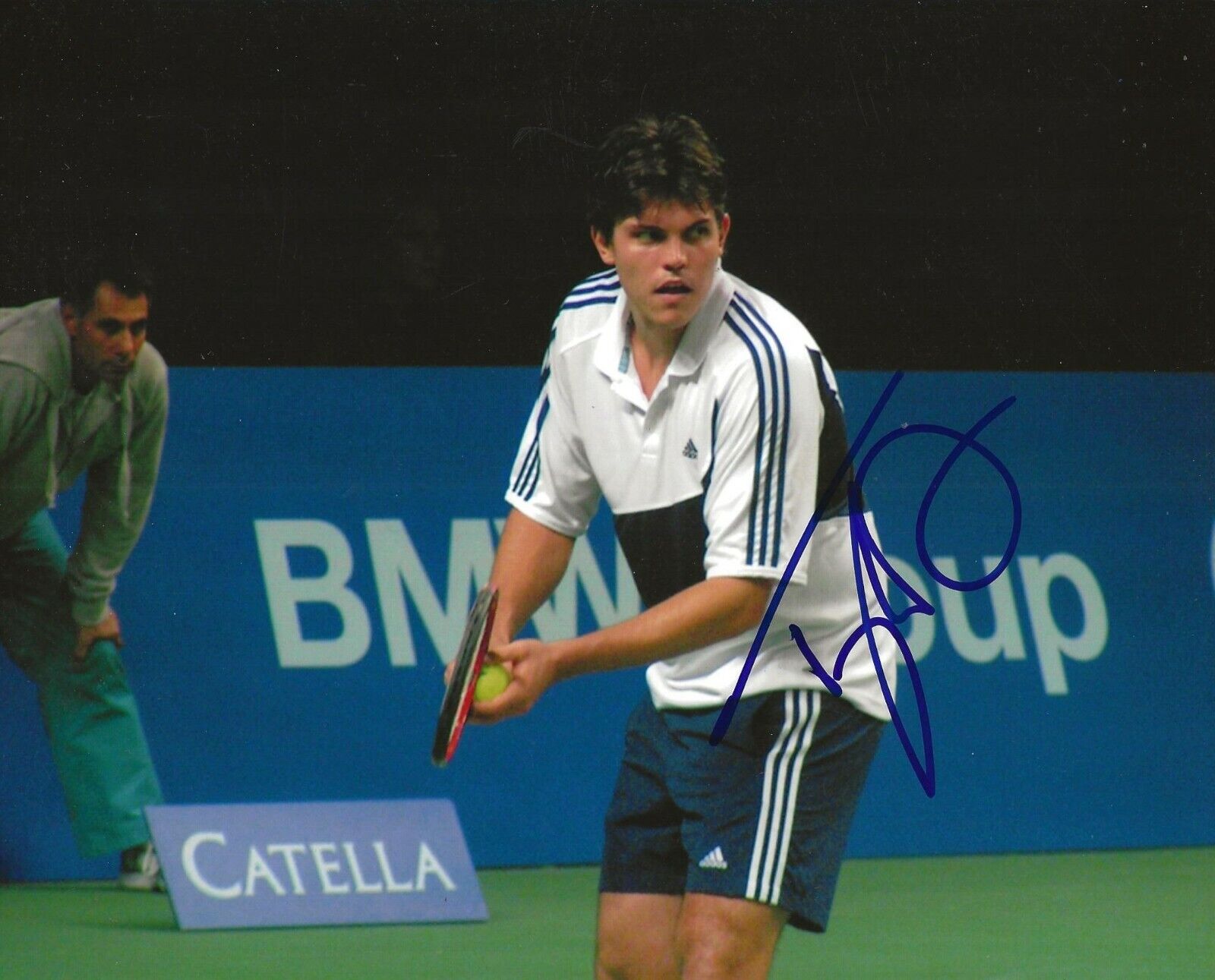 Taylor Dent signed Tennis 8x10 Photo Poster painting autographed