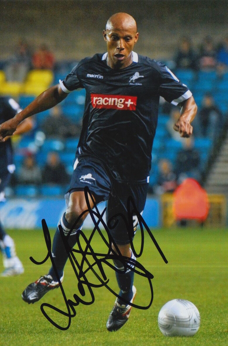 MILLWALL HAND SIGNED JORDAN STEWART 6X4 Photo Poster painting 1.