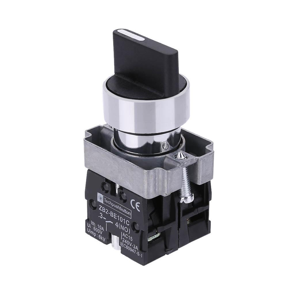 

10A 3 Position 2NO Maintained Toggle Select Selector Switch XB2-BD33C, 501 Original