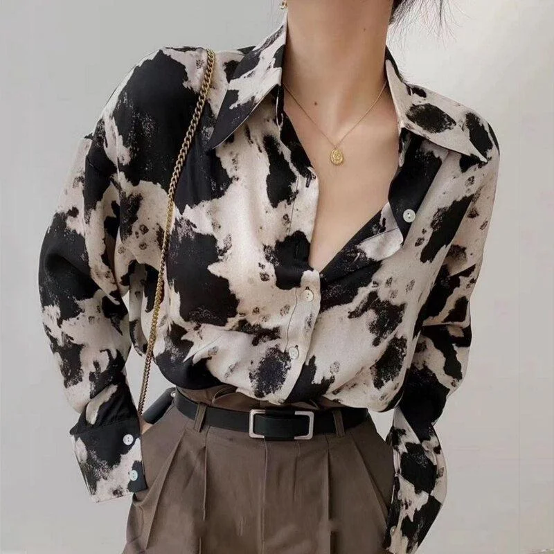 Brownm Print Shirt