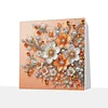 (Pre-Framed)Flower-Special Shape Diamond Painting Kit(25x25cm)