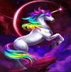 Unicorn   | Full Round Diamond Painting Kits