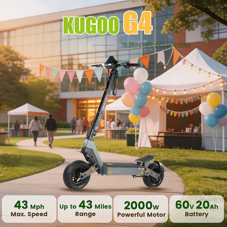 KUKIRIN G4 Electric Scooter | 2000W Powerful Motor All-terrain Scooter