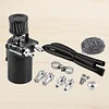 Baffled Oil Catch Can 300ml Tank Separator Aluminum Alloy Car Oil Reservoir Tank