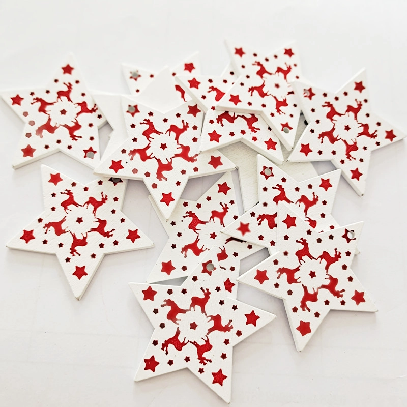 Factory Direct Crafts Creative Wooden Christmas Gift Interior Decorations Home Pendant DIY Accessories