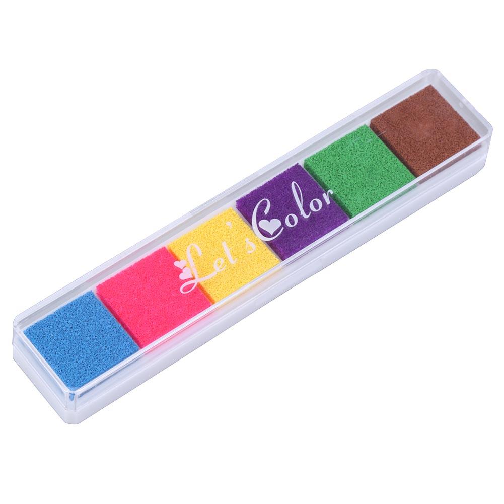 

6 Colors Fingerprint Inkpad - Paper Craft Cutting Dies, 501 Original