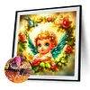 Diamond Painting -DIY Round Drill Girl(40x40cm)