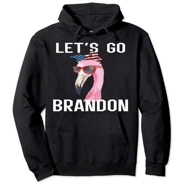 Let's Go Brandon Flamingo Hoodie