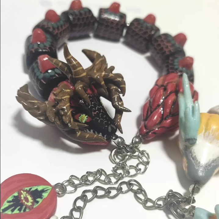 Black Dragon Ganon Cuff Bracelet