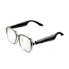 BT6.0 AI Transparent Smart Glasses 156 Languages Intelligent Translator Eyeglasses Type-C Charging HiFi Stereo Headset Glasses for Business Travel Meeting
