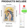Diamond Painting-DIY Special Shaped Drill Pearl Painting Modern Girl(30x40cm)