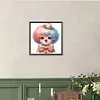 Clown Makeup Girl-Full Round Diamond painting 40*40CM