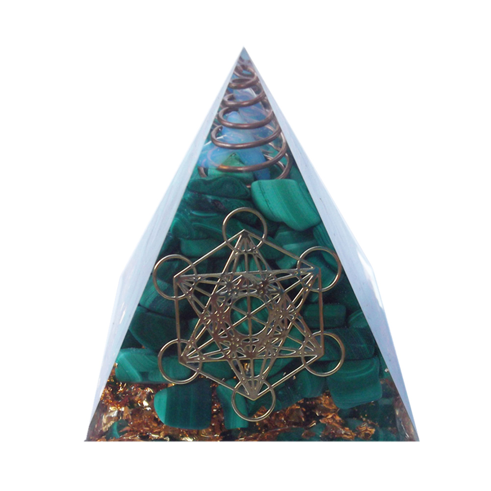 

5cm Natural Orgonite Pyramid Chakra, 501 Original