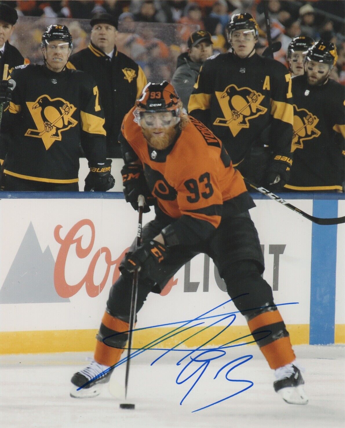 Philadelphia Flyers Jakub Voracek Signed Autographed 8x10 NHL Photo Poster painting COA #5