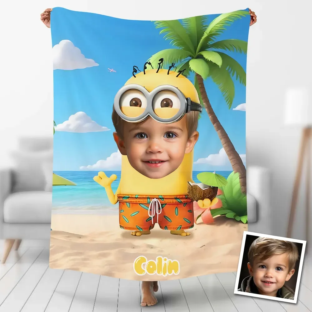 Custom Blanket Personalized Minime Pillow Makemesurprise