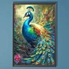 Diamond Painting-DIY Full Round Drill Peacock and Flowers（40*60CM)