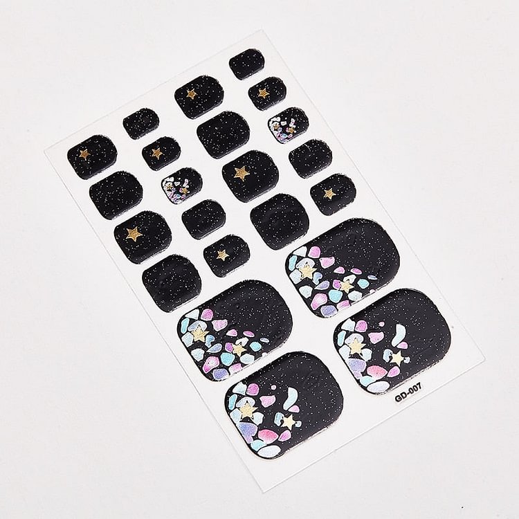 22 Tips/Sheet Fashion Nail Stickers Minimalist Design Loveliness Manicure Decoration Nail Art Stickers Nails Sticker Designer
