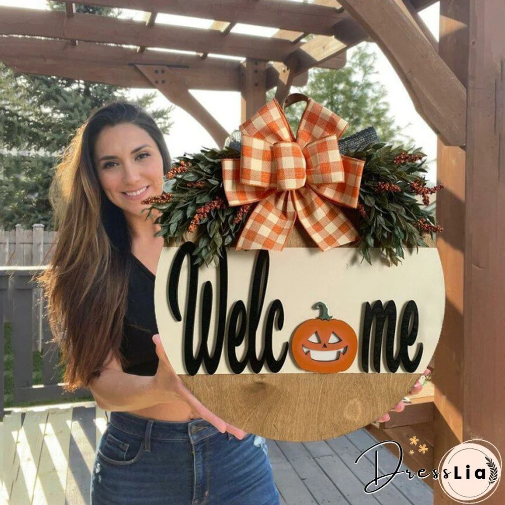 New Fall Door Hanger-Autumn Nature Decoration