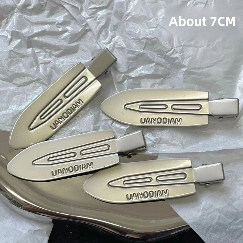 Y2g Hairpin Metal Sweet Cool Bangs Hairpin Makeup Hair Accessories Forehead Broken Hairpin Simple Clip New Female