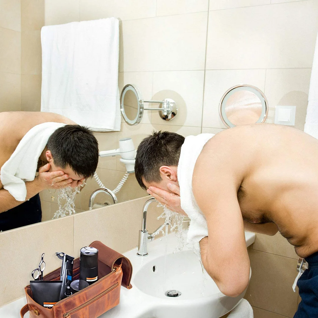 Leather Toiletry Bag For Men - Stylish And Practical