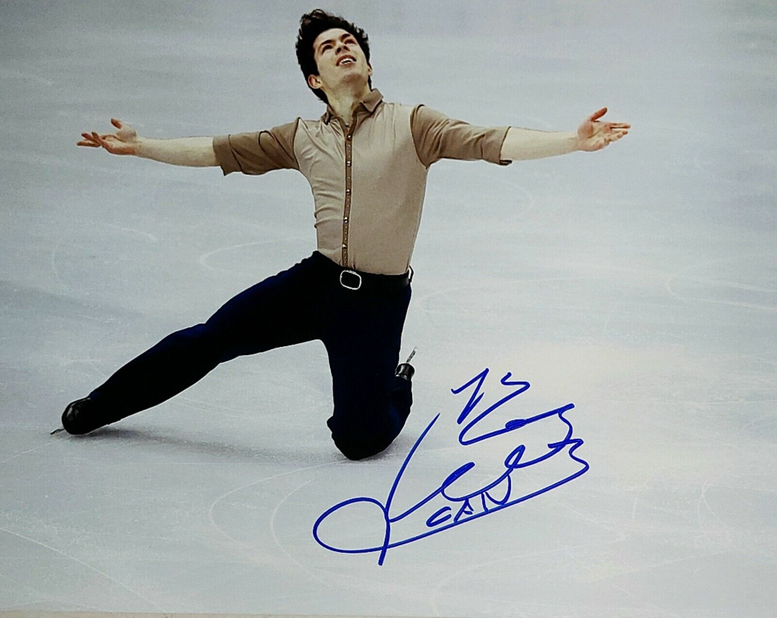 Keegan Messing Hand Signed Autograph 8x10 Photo Poster painting In Person Proof Figure Skater